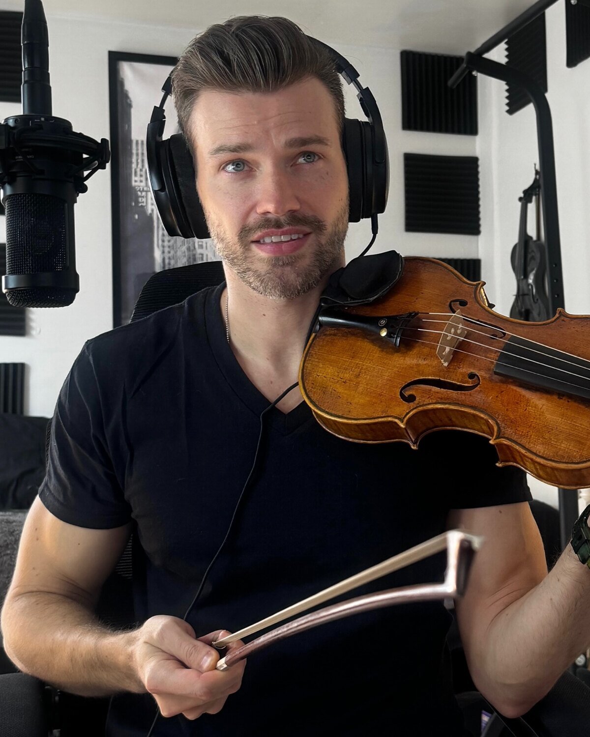 Filip Pogady in his teaching studio